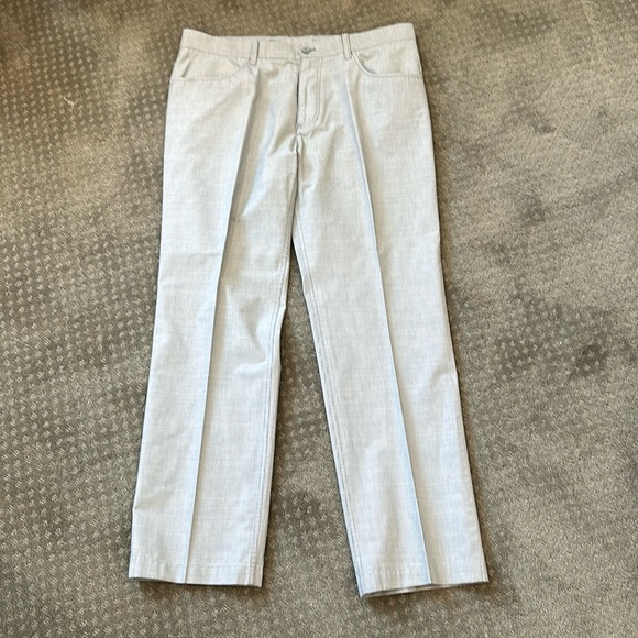 Ashworth Mens Golf Pants Light Gray 36x31 - Picture 3 of 7